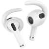 Bols 3 Paires de Crochets d'oreille de Sport pour Apple AirPods Generation Holder Couvre Anti Slip Soft Silicone Grip Holder-Blanc