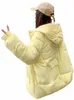 Giacca invernale corta Cott per le donne Cappotto coreano Studenti New Loose Casual Donna con cappuccio Beige Parka Y2K 8 colori S-XXL z3YC #