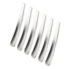 Wegwerp Flatware 6 PCS roestvrijstalen lepel lepels curry theelepels koffie roeren concentraat groot