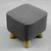 Pokrywa krzesła elastyczna kwadratowa pokrywa stołka zdejmowana podnóżka do mycia okładka osmańskiego Osman Footool Protector na meble do opracowania stóp