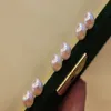 22091303 Diamondbox - PEARL Jewelry boucles d'oreilles clous d'oreilles au750 or jaune 18 carats aka 6-7mm akoya classique rond simple idée cadeau258u