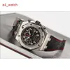 Relógio de pulso Celebrity AP Royal Oak Offshore Series Relógio mecânico automático de aço de precisão masculino 26470SO Time Luxury Watch 26470ST.OO.A101CR.01 Placa preta