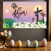 Party Decoration Easter Backdrop Decor Cartoon 180cmx110cm Po Background Flag Hanging Banner For Garden Fence Garage Wall