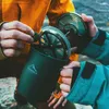 Camp Kitchen Widesea Camping Coffee Pot with French Press Outdoor Cup Mug Cookware for Hiking Trekking 240329