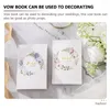 Party Supplies 2st Vow Books for Wedding His och hennes Notebook Bride Groom Booklet