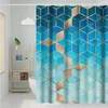 Cortinas de chuveiro robustas e duráveis poliéster para cortina impressa em 3D de longa duração
