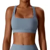 Lu Align Free Tanks Women Stretch Wire Supportive Open Back Yoga Bra New Sexy Indoor Running Exercise Yoga Bra Lemon Sports 2024