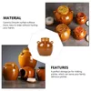 Storage Bottles 1Pc Ceramic Pickle Jar Porcelain Honey Dried Food Container Kitchen Gadget