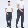 Şef Pantolon Erkekler Restoran Mutfak Unisex Cook Works Hafif Bol Pantolon Şef Accories Şef Dipler Üniforma Erkekler O7ph#