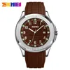 Time Beauty Mens Classic Parrot Grenade non mécanique Silicon Tape Quartz Watch Imperproofing Single Calendar Casual Watch