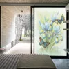 Window Stickers Butterfly Flower Decorative Privacy Film Frosted Glass Sticker Heat Insulation Adhesive Coverings For Home