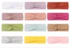 Cute Baby Girls Kids Turban Fashion Cotton Bow Knot Solid Headband Bow Hair Bands Head Wrap4372375