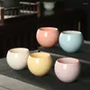 Tassen Untertassen 1 stücke Keramik Tee Schüssel Kaffeetasse Espresso Becher Porzellan Schalen Chinesischen Crackle Stil Keramik Teetasse Für Großhandel