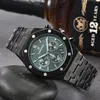 Erkek Kadınlar Kuvars İzliyor Otomatik Hareket Saati Dayanıklılık Pro Avenger Chronograph Saatler Yeşil Kauçuk Erkekler Saatler Hardx Cam Bilek Swatches