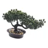 Dekorativa blommor kontor konstgjorda växt tallar realistiska ser harts simulering bonsai varumärke hög kvalitet.