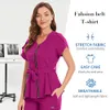 Prosta kosmetyka Sal Work Shirt Laborboziemiczny laboratorium Dostosowywanie topów Jednolite ceny hurtowe Pet Hospital Surgery Bluzka H1OQ#