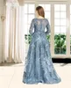 Blue Night Dres LG Luxury 2021 Dubai Lantejou