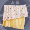 Baby sleeping blanket 2 layers 3D Childrens Doudou Quilt Kindergarten Bedding 240312