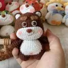 Kit de Crochet à tricoter, ours de poupée tricotés à la main, bricolage, poupée Amigurumis, kits d'artisanat de Crochet avec matériel complet