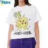 YICIYA T-shirts GA gloednieuwe y2k kleding crop tops mode vrouw vintage high street Oversized t-shirt afdrukken Korte Mouw Top