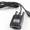 Novo 2024 USB 2.0 a RS232 serial db9 9 pinos Converter Cable preto 0,8m 1 Adaptador de porta para roteadores Cisco Telescópio