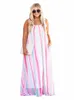 Somo Plus Size Vrouwen Sling Bloemen Lg Dres Zomer Boho Sleevel Party Strand Floarl Print Maxi Dr Groothandel Dropship S0Ye #