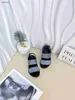 Nya barn sandaler blå denim tygsko övre babyskor kostnad pris storlek 21-35 inklusive box sommar högkvalitativ barn tofflor 24mar