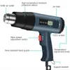 220V EU / 110V US Plug Side LCD Display Heat Gun Thermal Flower Air Gun Air Tork för lödning Professionella elverktyg 240325