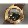 Quality Watch Designer Super High Large Mechanical Curved Coated Glass 47mm 16mm First Layer Leather Strap Luxury Ona2