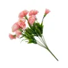 Dekorativa blommor 11carnation Artificial Plastic Fake Plants Home Party Weddal Bridal Bouquet Pography Props Hushåll