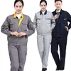 welding Suit Lg Sleeve Working Uniform Wear-resistant Breathable Comfortable Auto Repair Workshop Mechanical Working Coveralls W7MJ#