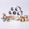 Wheel Metal Pure Brass Decompression Toy EDC Detachable Leisure Finger Metal Fidget Spinner Gift 240312