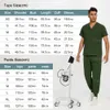 wholesale Short Sleeve Medical Scrub Uniforms Sets Nurse Hospital for Men Operating Room High-quality Surgical Gowns Spa Uniform G3WS#