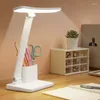 Table Lamps LED Desk Lamp 3 Levels Dimmable Touch Night Light USB Rechargeable Eye Protection Foldable For Bedroom Bedside