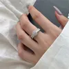 anelli di fidanzamento con diamanti di lusso per le donne anello di design rosa in argento sterling 925 donna matrimonio 5A gioielli con zirconi abbigliamento quotidiano casual confezione regalo da viaggio taglia 56-9