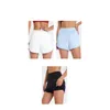Mulheres Plus Size Calças Moda Designer Shorts Para Mulheres Cintura Alta Secagem Rápida Yoga Running Drop Delivery Vestuário Otsca