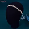 Youlapan Wedding Head Piece Bridal Hair Acnits Shiny Rhinest Bandbands For Party Bride Tiara Freead Headpiece HP309 U1MR #