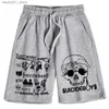 Heren shorts Suicide Boy Rap Hip-Hop Music Shorts Katoenen broek Mens Pants Q240329