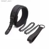 Other Massage Items Thierry PU leather SM product wrist s Ankle s Neck collar set BDSM binding toy Hans role-playing accessories Q240329