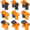 F1 Formel 1 Renn-Kurzarm-T-Shirt, Teamuniform, Rennuniform der Saison 2024, Rundhals-T-Shirt, Teamuniform, Revers-Poloshirt