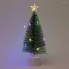 Dekoracje świąteczne Drzewo z kolorowymi ozdobnymi ozdobami LED