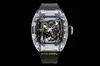 Soinc Watch RMF35-02 Automatisch mechanisch draaibaar Ultiem horloge met echte kinetische energie, origineel positief zelfopwindend geïntegreerd White Gem anti-shock uurwerk