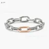 DY Desginer David Yurma Jewelry Top Quality Bracelet Simple and Elegant Popular Woven Twisted Rope Fashion Ring David Bracelet Fashion David 475