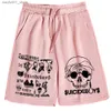 Heren shorts Suicide Boy Rap Hip-Hop Music Shorts Katoenen broek Mens Pants Q240329