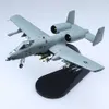 1/100 A-10 Thunderbolt II Warthog Attack Plane Metal Fighter Military Model for Collections and Gift