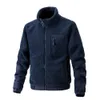 Pour hommes manteau décontracté Lg manches mâle polaire veste régulière léger extensible Vacati durable et pratique i5Oo #