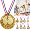 New Winner Medals Children Plastic Gold Sier Bronze Medal Prize Award For Souvenir Gift Outdoor Sport Kids Toys