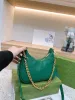 NUEVA moda clásica Bolso de diseñador de marca italiana de lujo Bolso HOBO Crescent de alta calidad Bolso de hombro Bolsos cruzados Bolsos para axilas Cartera 3 correas