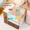 Opbergdozen Lichte luxe Ins Cosmetica Rekken Desktop Dressoir Organizer Student Lippenstift Huidverzorging Make-up Box