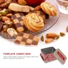 Opslagflessen Blik Koekjesdoos Handheld Snoep Chocolade Verpakking Case Container Feestartikelen Geschenken Decoratie